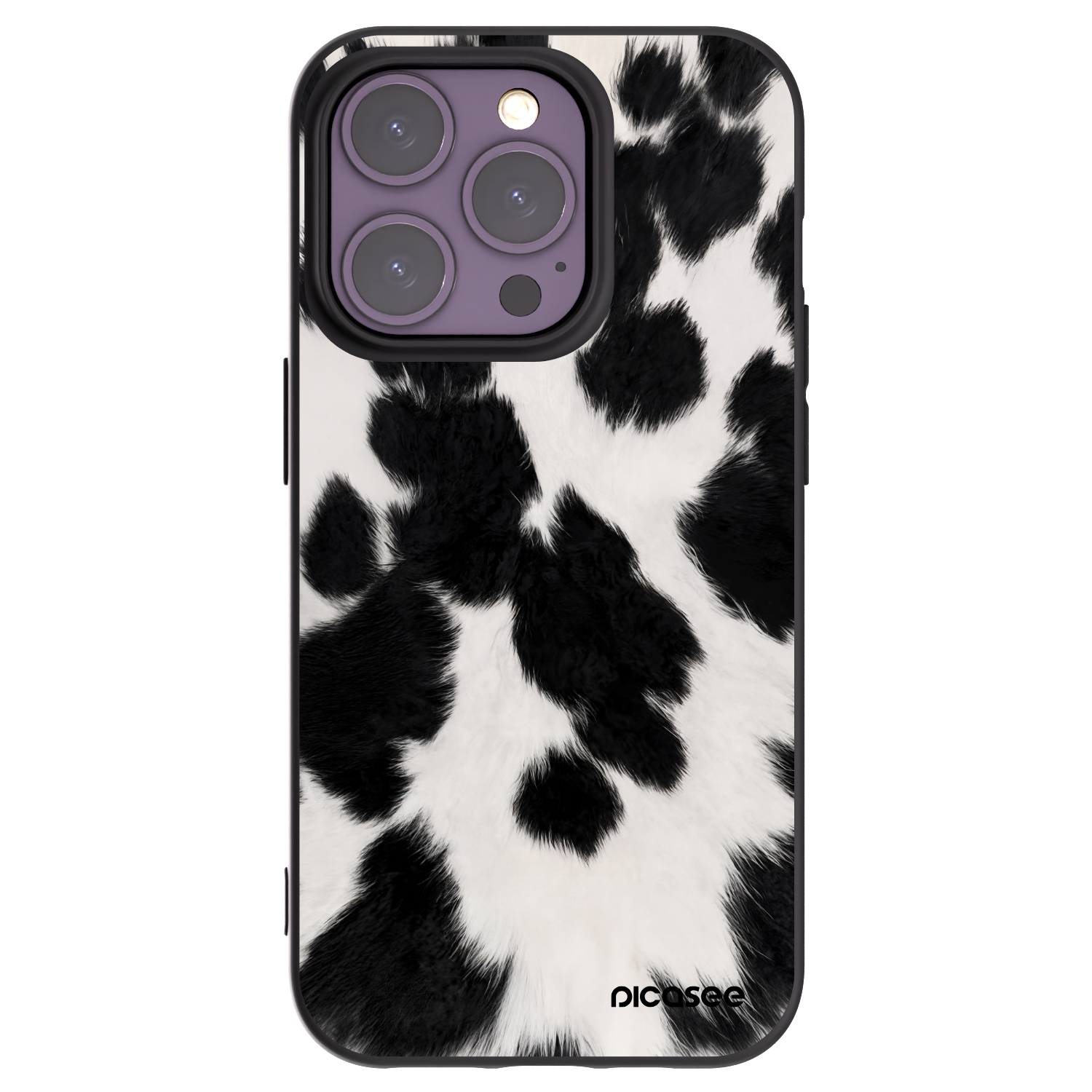 Picasee husă neagră din silicon pentru Apple iPhone 14 Pro - Black Moo