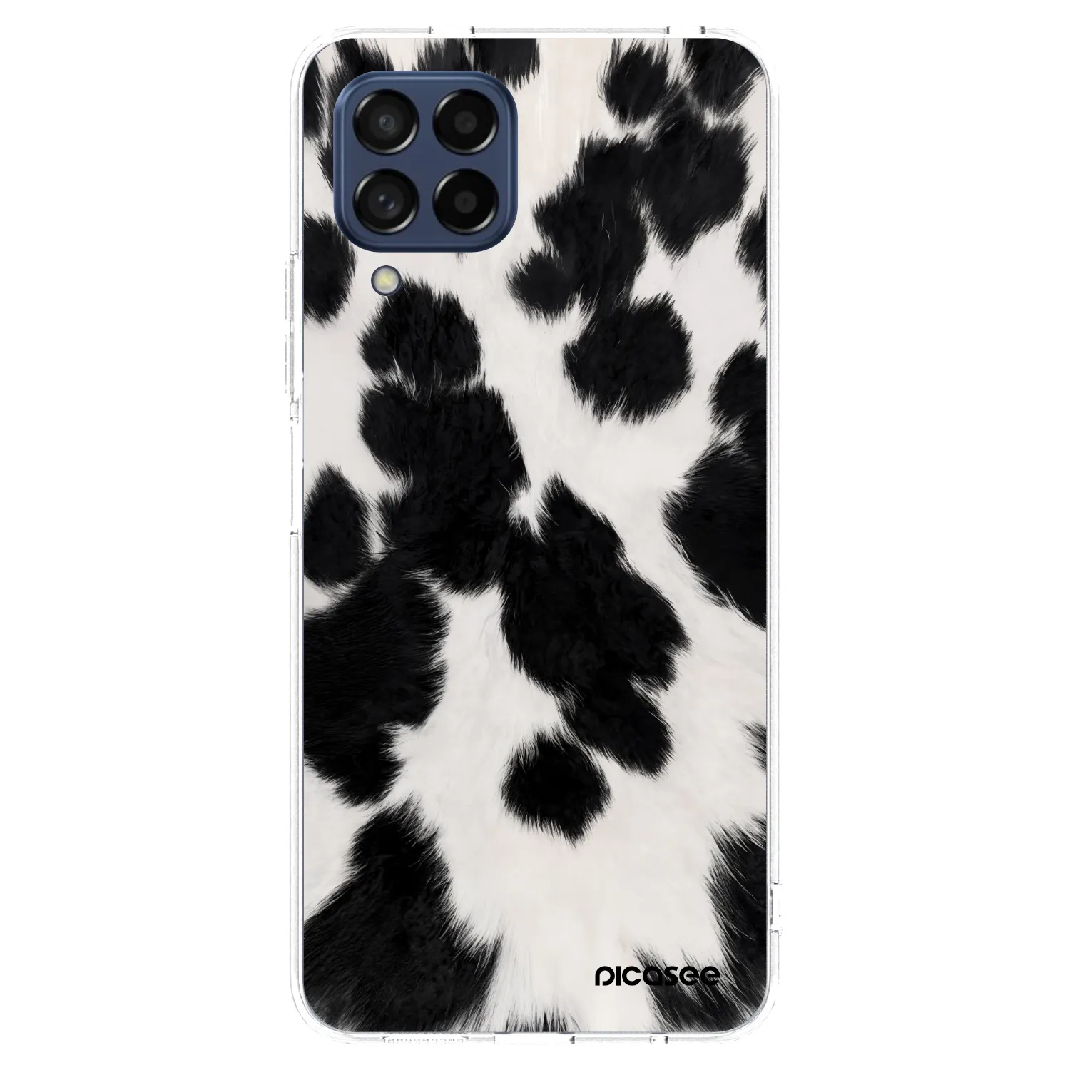 Picasee husă transparentă din silicon pentru Samsung Galaxy M53 5G - Black Moo