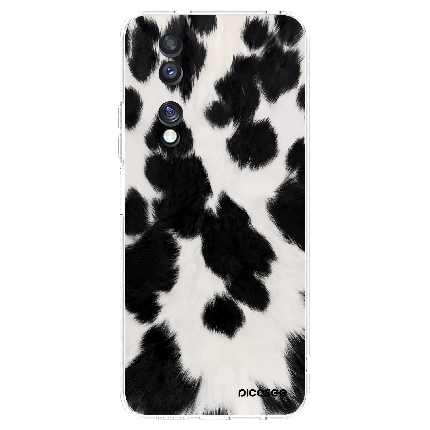 Picasee husă transparentă din silicon pentru Honor 70 - Black Moo
