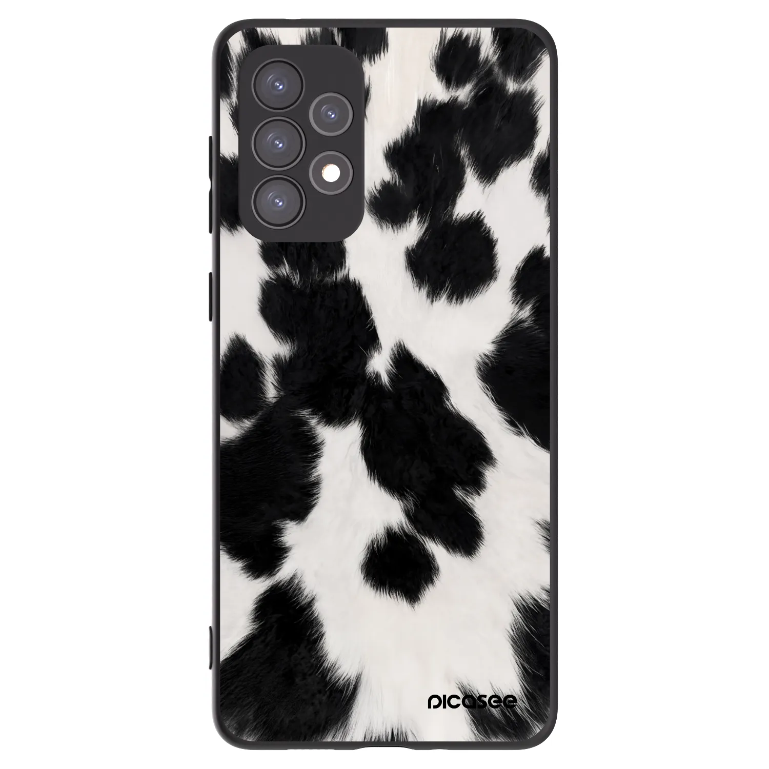 Picasee husă neagră din silicon pentru Samsung Galaxy A73 5G - Black Moo