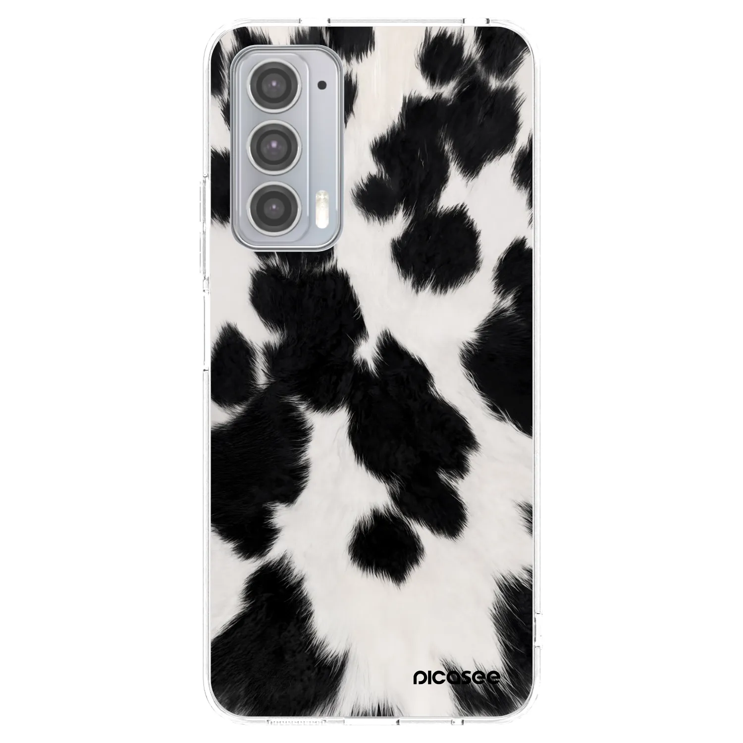Picasee husă transparentă din silicon pentru Motorola Edge 20 - Black Moo