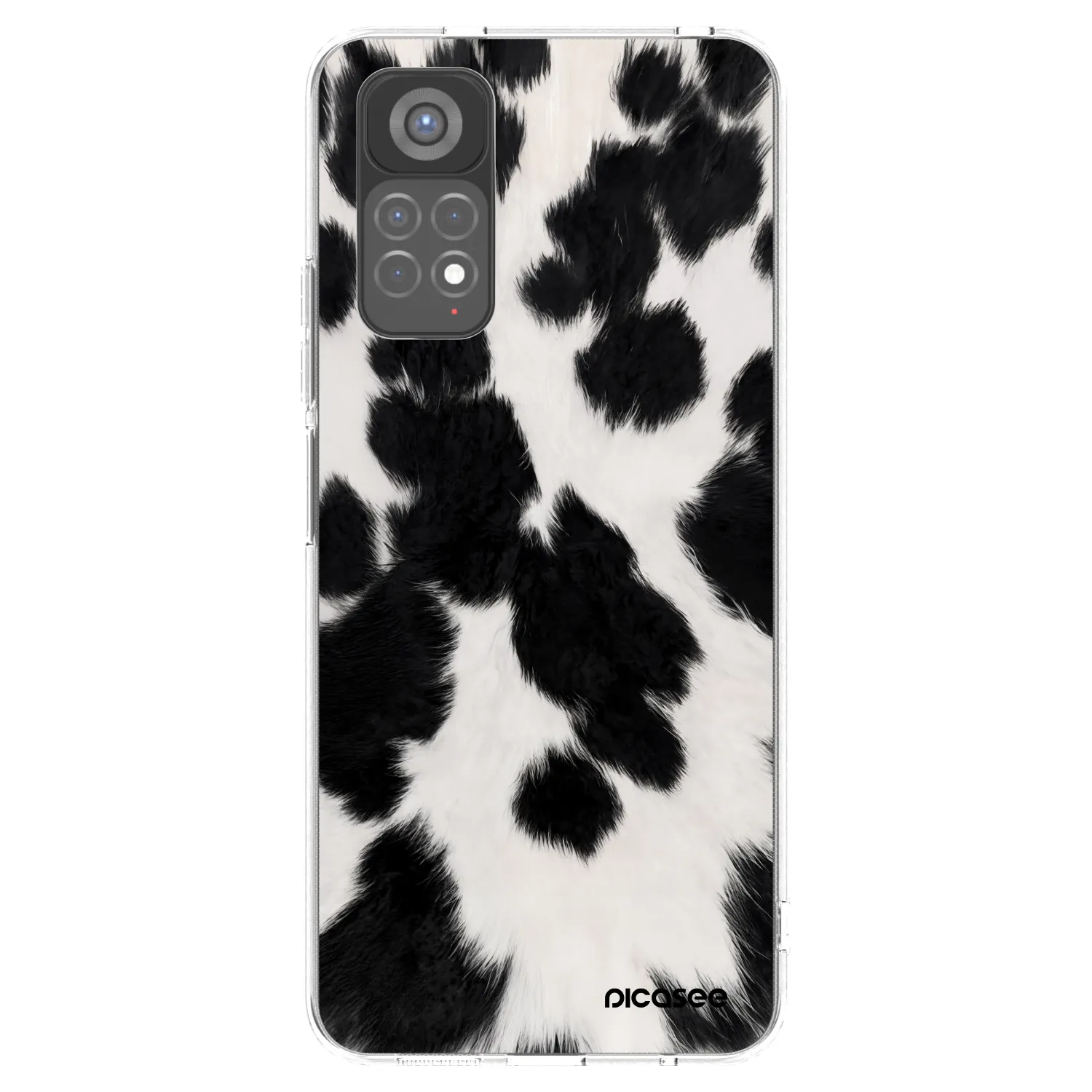 Picasee husă transparentă din silicon pentru Xiaomi Redmi Note 11S 5G - Black Moo