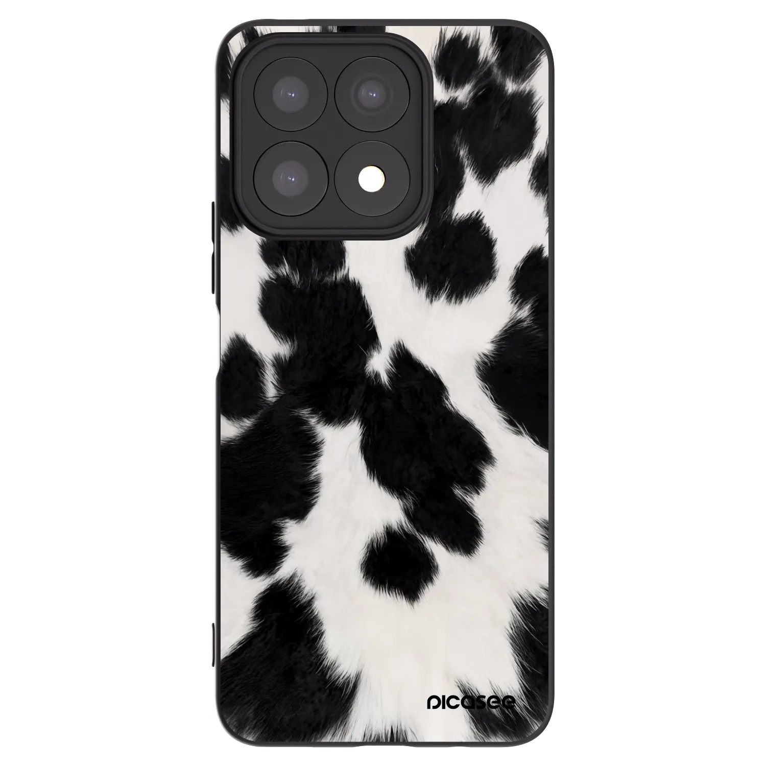 Picasee husă neagră din silicon pentru Honor X8a - Black Moo