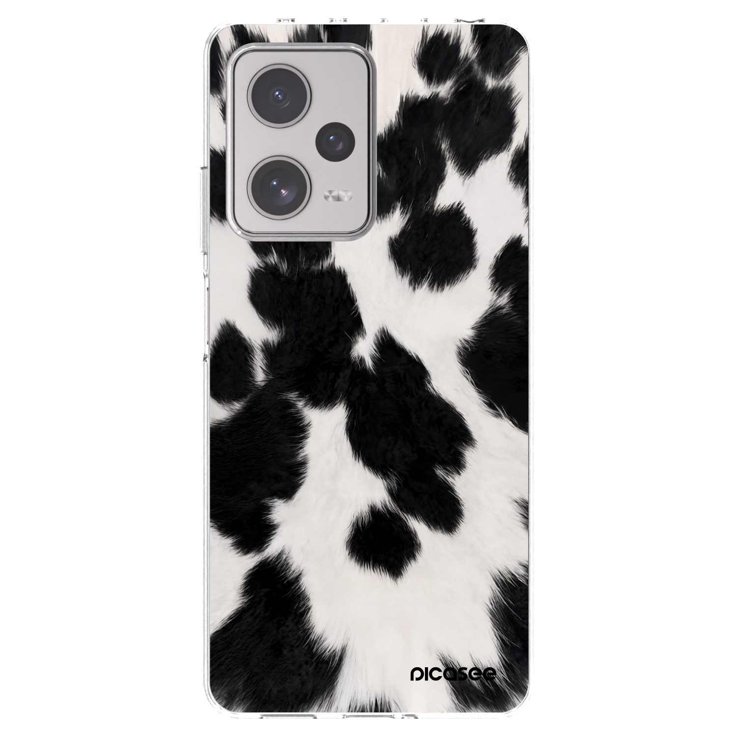 Picasee husă transparentă din silicon pentru Xiaomi Redmi Note 12 Pro+ 5G - Black Moo