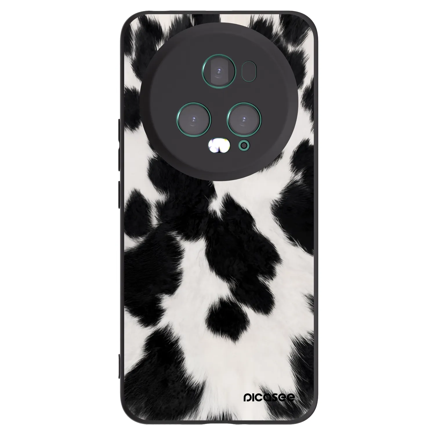 Picasee husă neagră din silicon pentru Honor Magic5 Pro - Black Moo