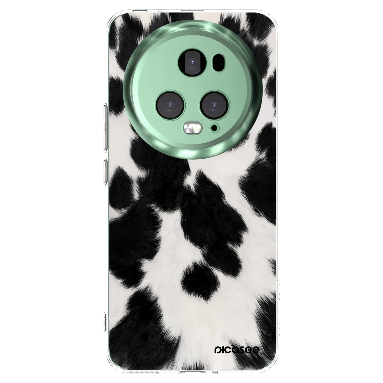 Picasee husă transparentă din silicon pentru Honor Magic5 Pro - Black Moo