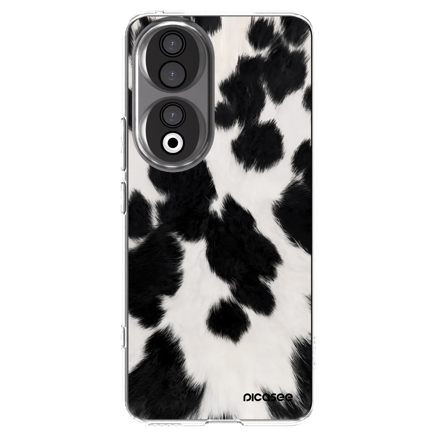 Picasee husă transparentă din silicon pentru Honor 90 5G - Black Moo