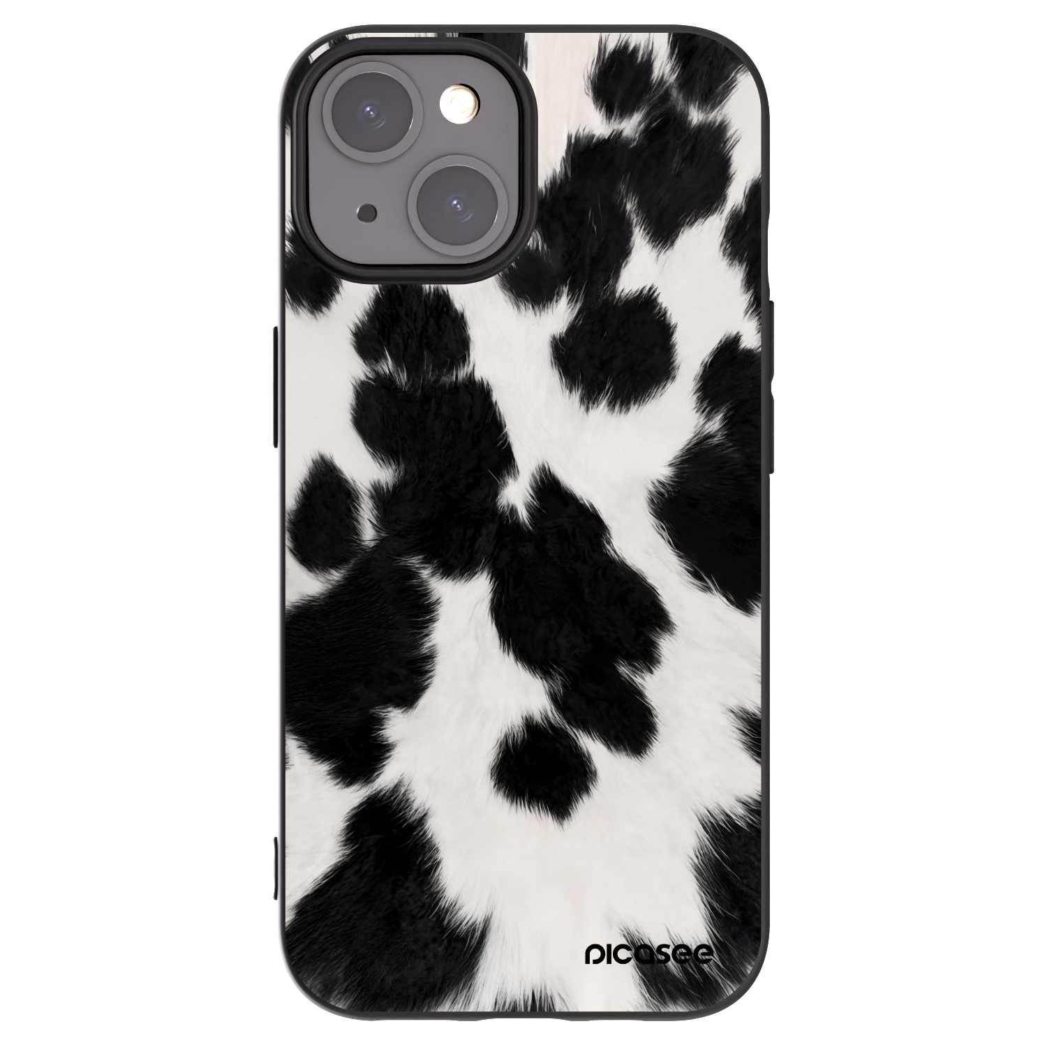 Picasee husă neagră din silicon pentru Apple iPhone 15 - Black Moo