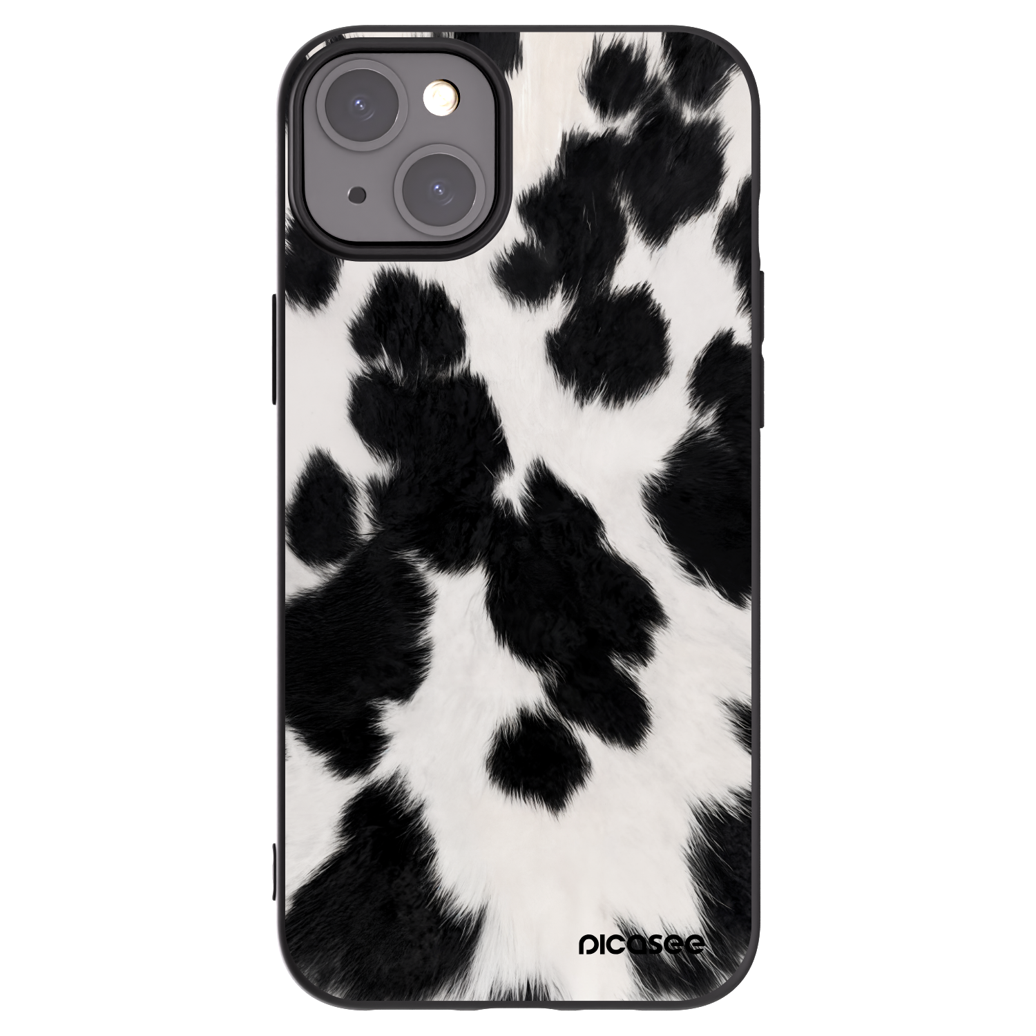 Picasee husă neagră din silicon pentru Apple iPhone 15 Plus - Black Moo