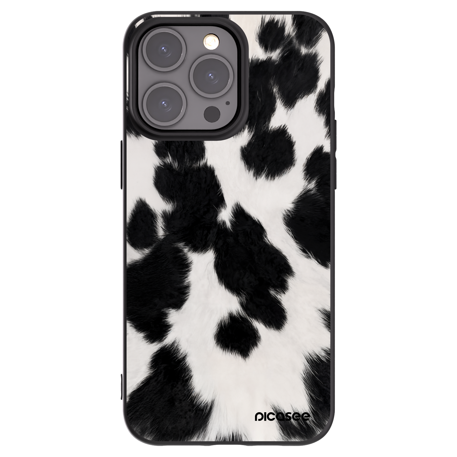 Picasee husă neagră din silicon pentru Apple iPhone 15 Pro Max - Black Moo
