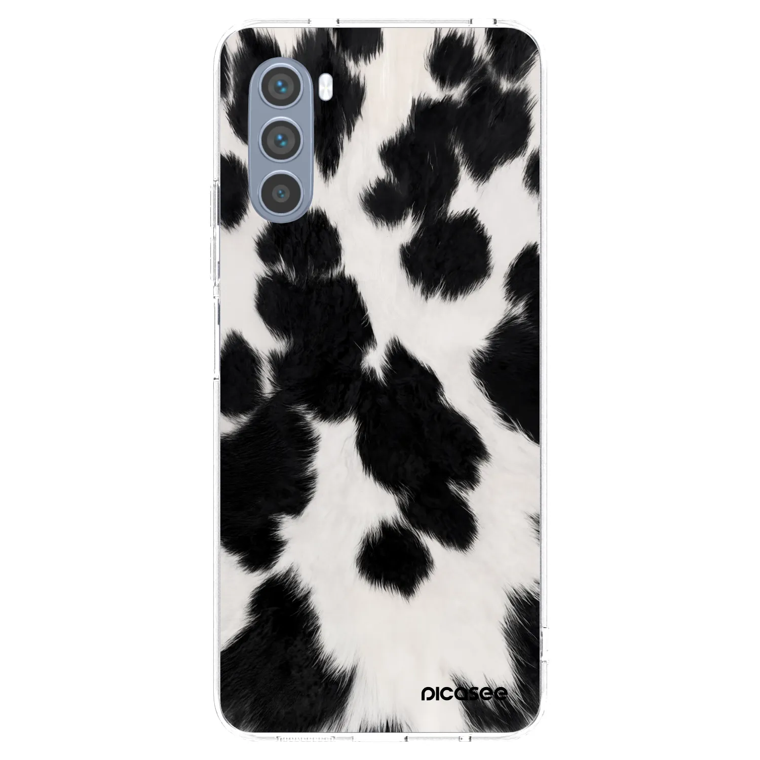 Picasee husă transparentă din silicon pentru Motorola Moto G62 - Black Moo