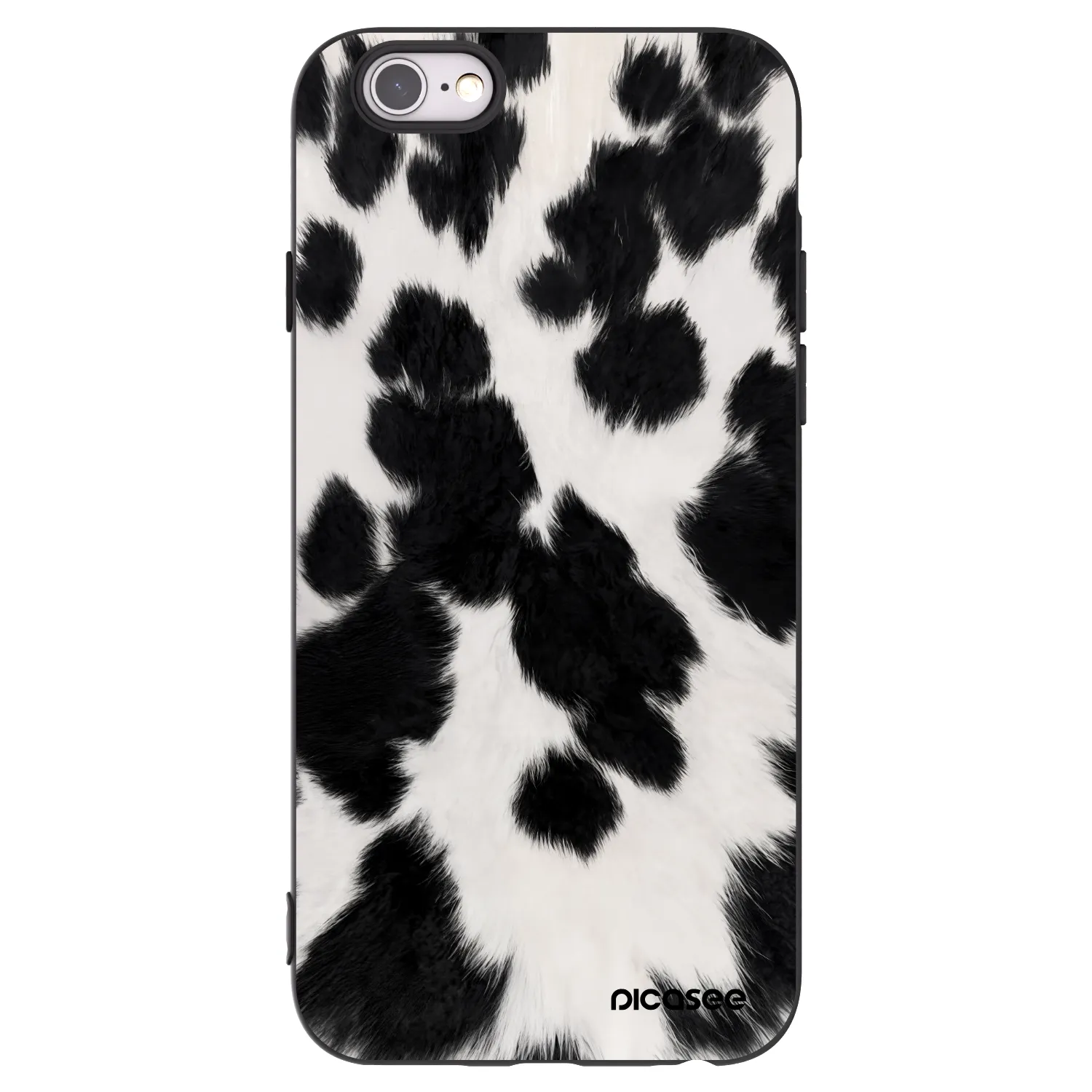 Picasee husă neagră din silicon pentru Apple iPhone 6/6S - Black Moo