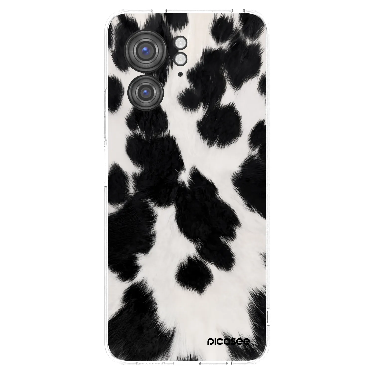 Picasee husă transparentă din silicon pentru Motorola Edge 40 - Black Moo