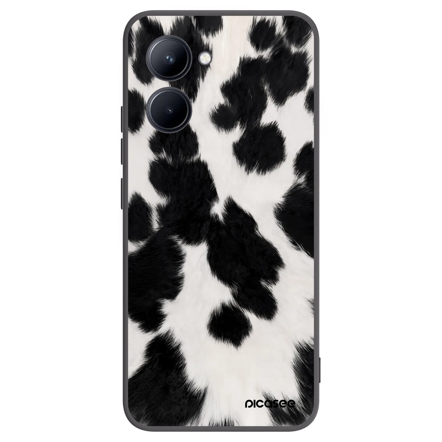Picasee husă neagră din silicon pentru Realme C33 (2023) - Black Moo