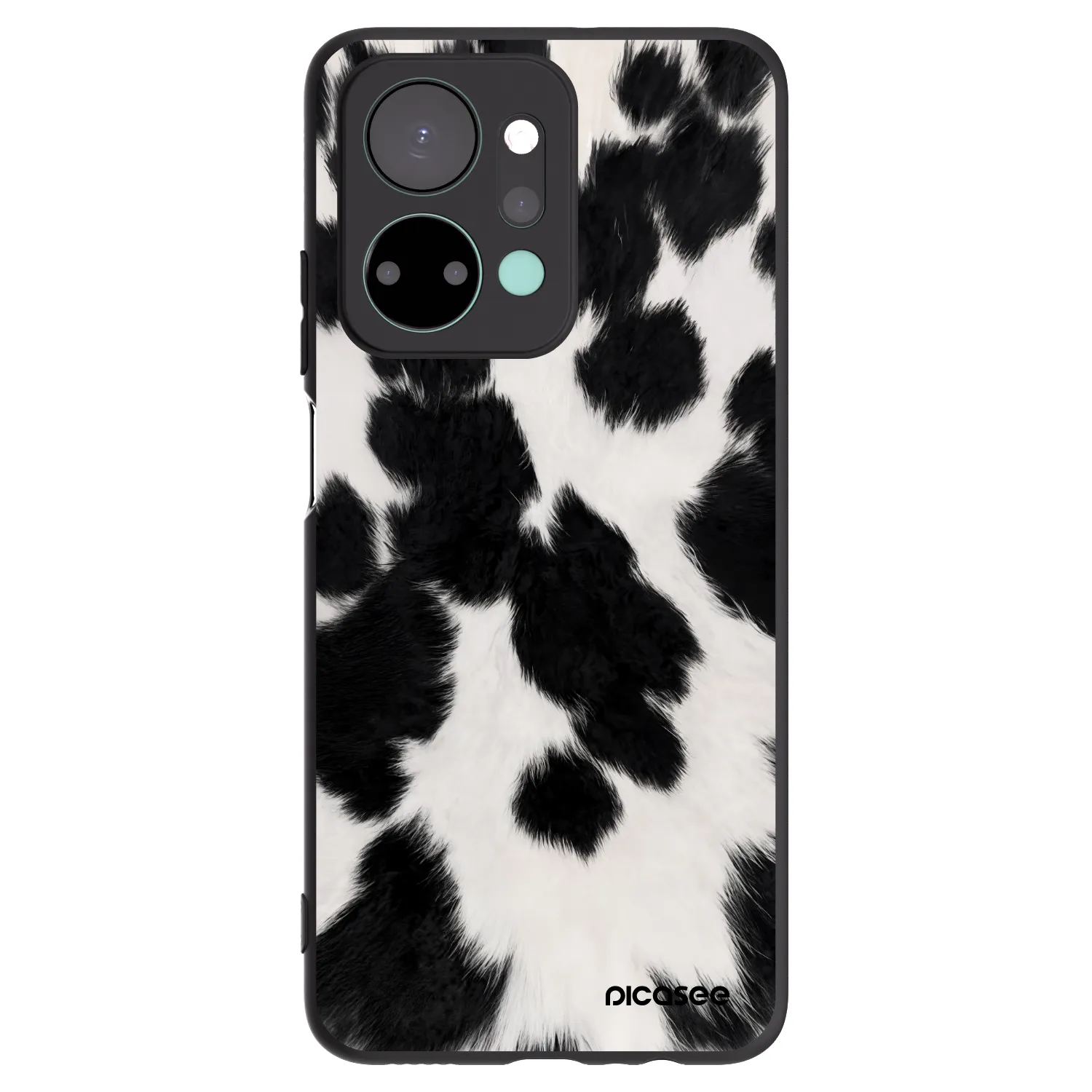 Picasee husă neagră din silicon pentru Honor X7a - Black Moo