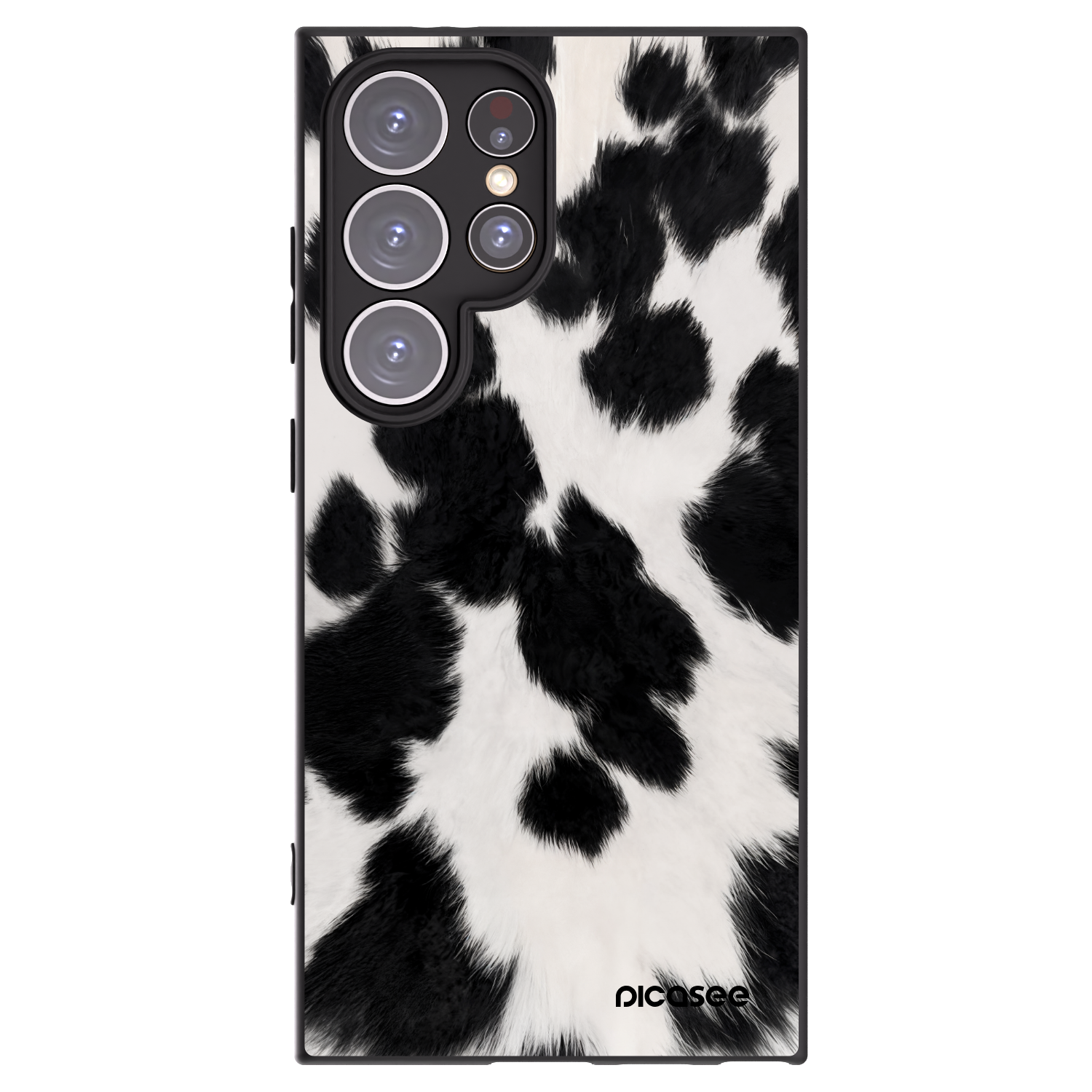 Picasee husă neagră din silicon pentru Samsung Galaxy S24 Ultra S928B 5G - Black Moo