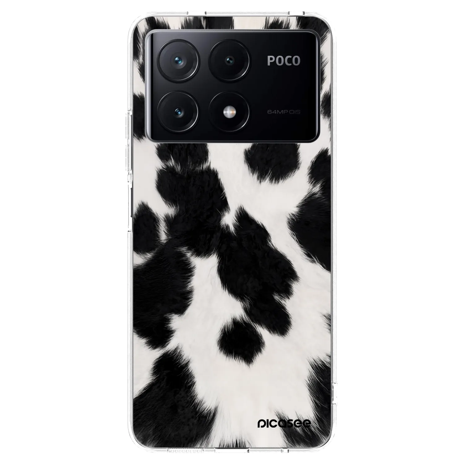 Picasee husă transparentă din silicon pentru Xiaomi Poco X6 Pro - Black Moo