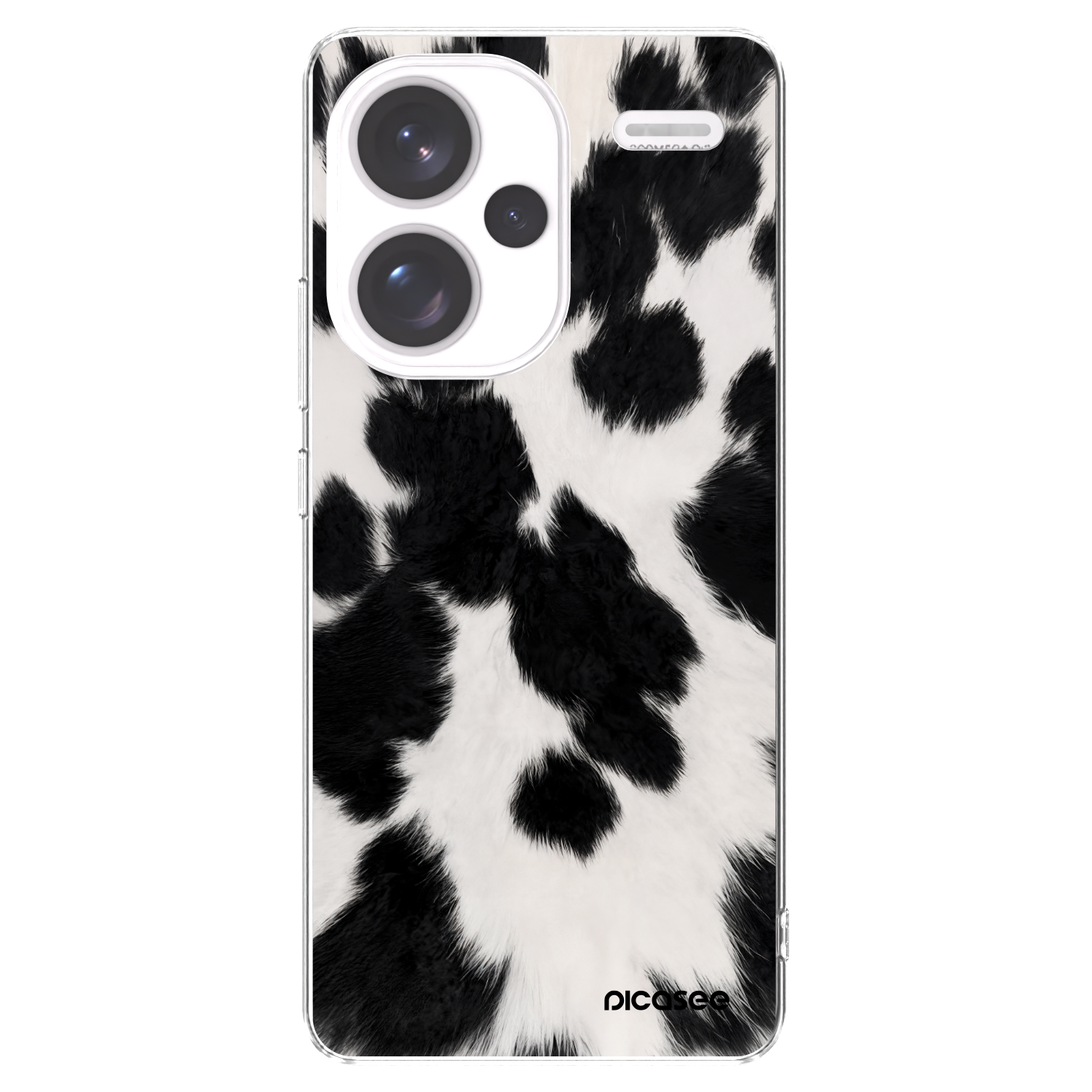 Picasee husă transparentă din silicon pentru Xiaomi Redmi Note 13 Pro+ 5G - Black Moo