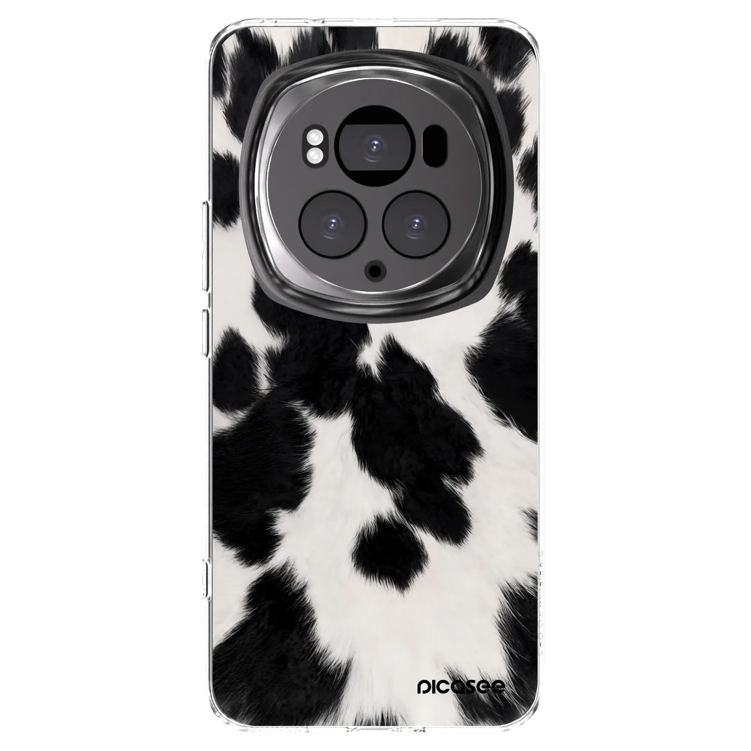 Picasee husă transparentă din silicon pentru Honor Magic6 Pro - Black Moo
