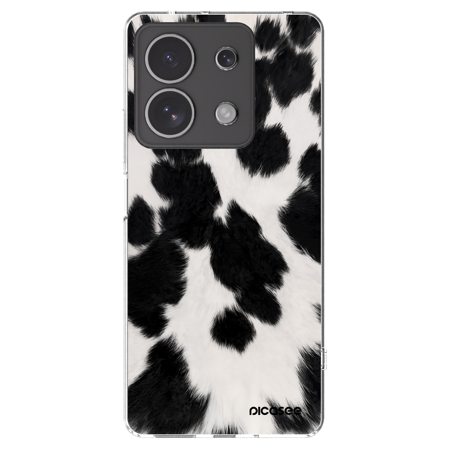 Picasee husă transparentă din silicon pentru Xiaomi Redmi Note 13 4G - Black Moo