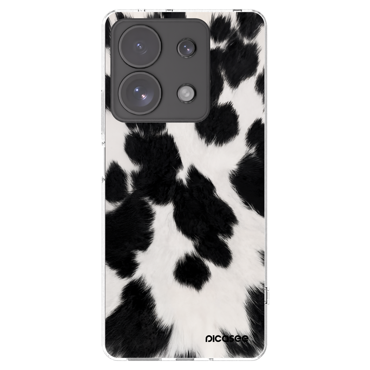 Picasee husă transparentă din silicon pentru Xiaomi Redmi Note 13 Pro 4G - Black Moo