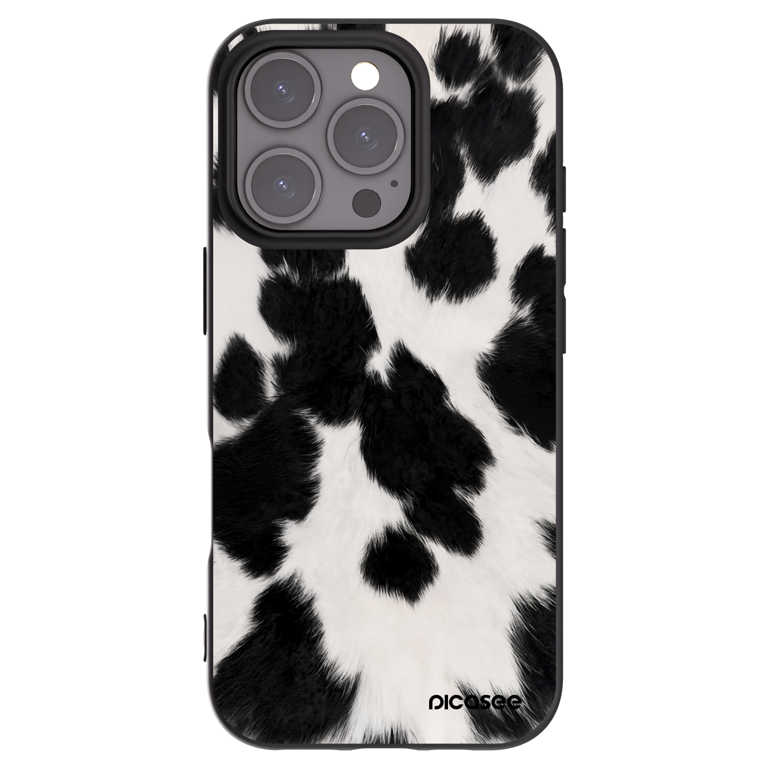 Picasee husă neagră din silicon pentru Apple iPhone 16 Pro - Black Moo