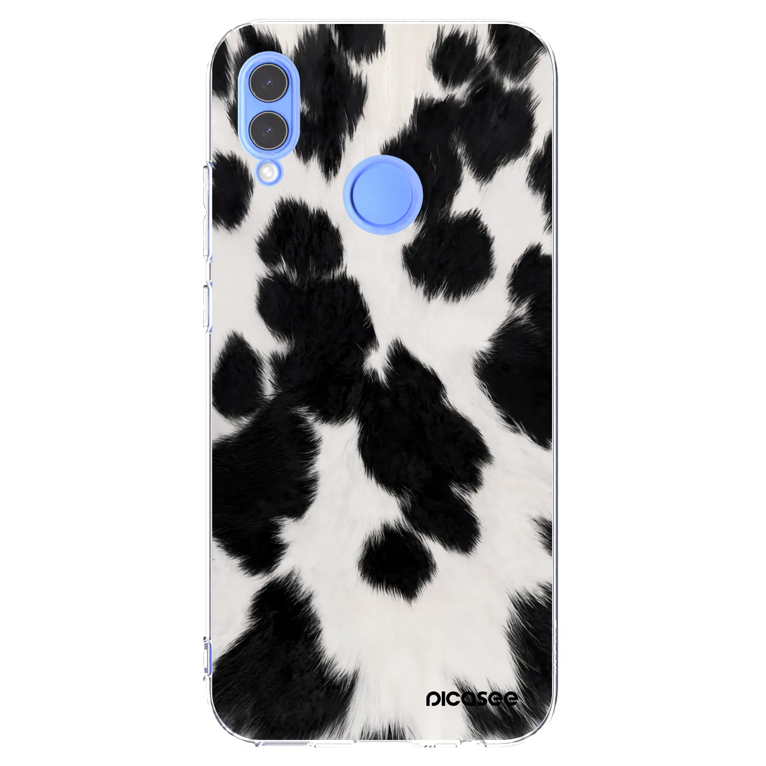 Picasee husă transparentă din silicon pentru Honor 10 Lite - Black Moo