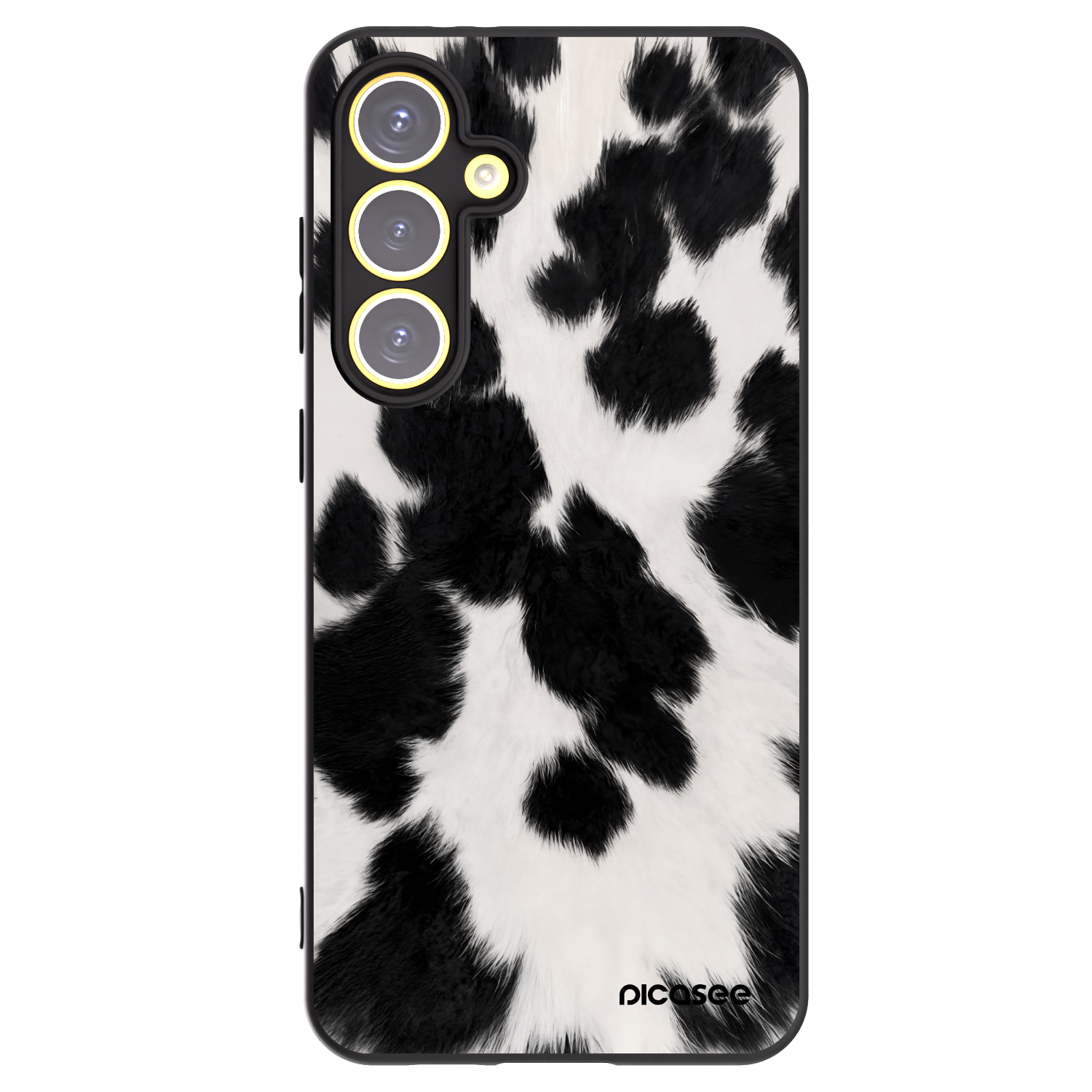 Picasee husă neagră din silicon pentru Samsung Galaxy S24 FE S721B - Black Moo