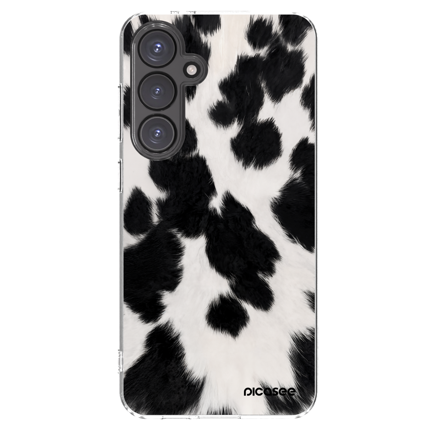 Picasee husă transparentă din silicon pentru Samsung Galaxy S24 FE S721B - Black Moo