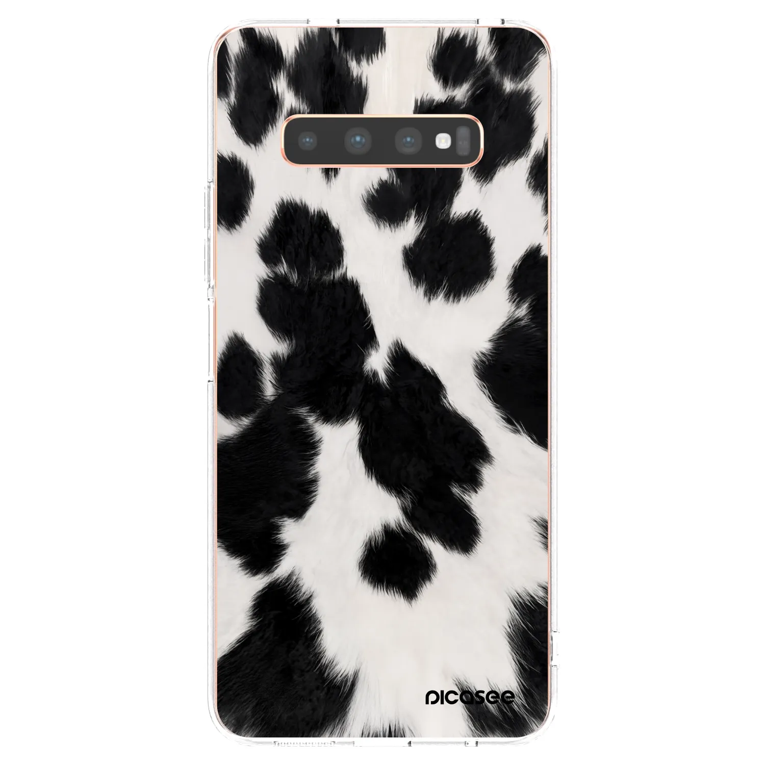 Picasee husă transparentă din silicon pentru Samsung Galaxy S10 Plus G975 - Black Moo