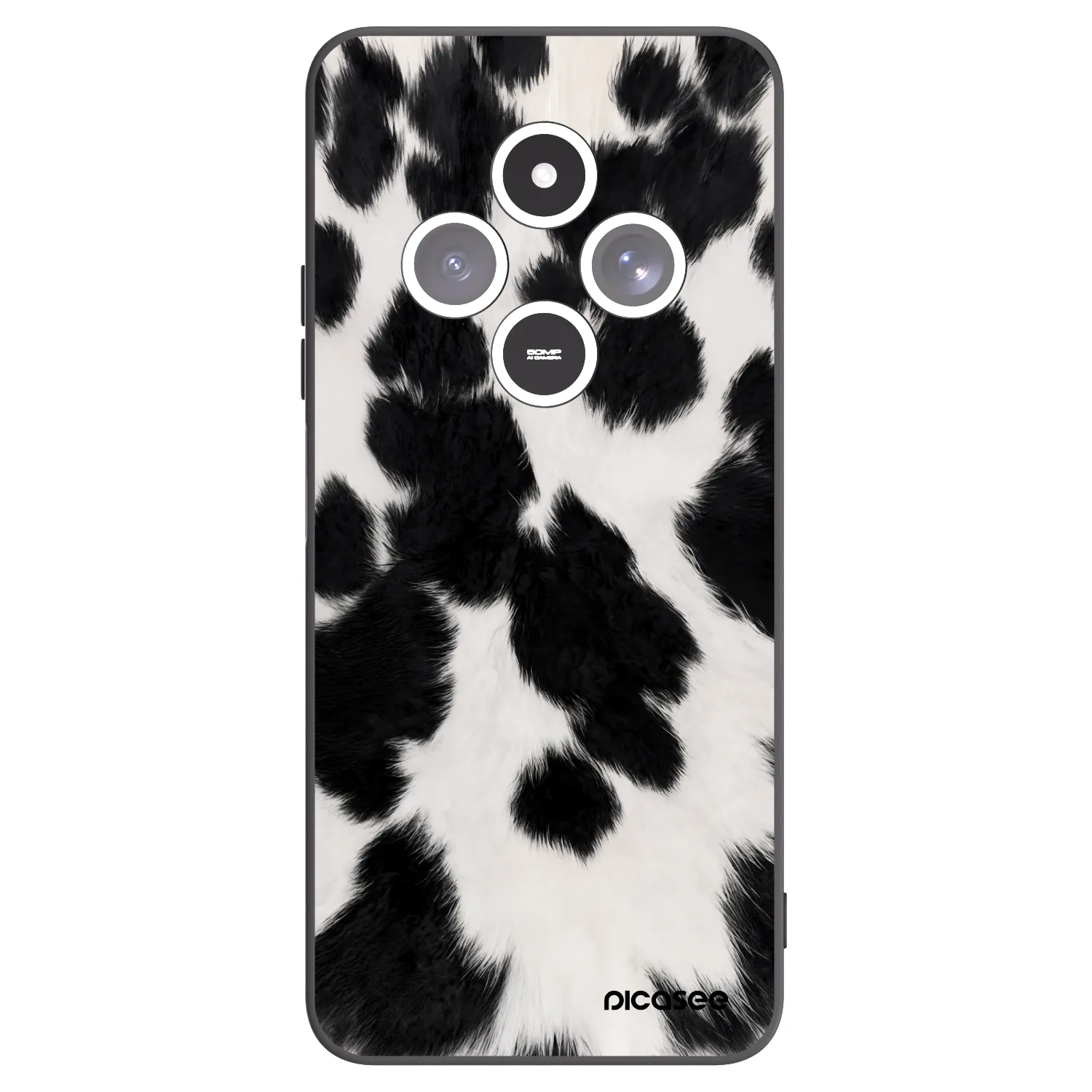 Picasee husă neagră din silicon pentru Xiaomi Redmi 14C - Black Moo