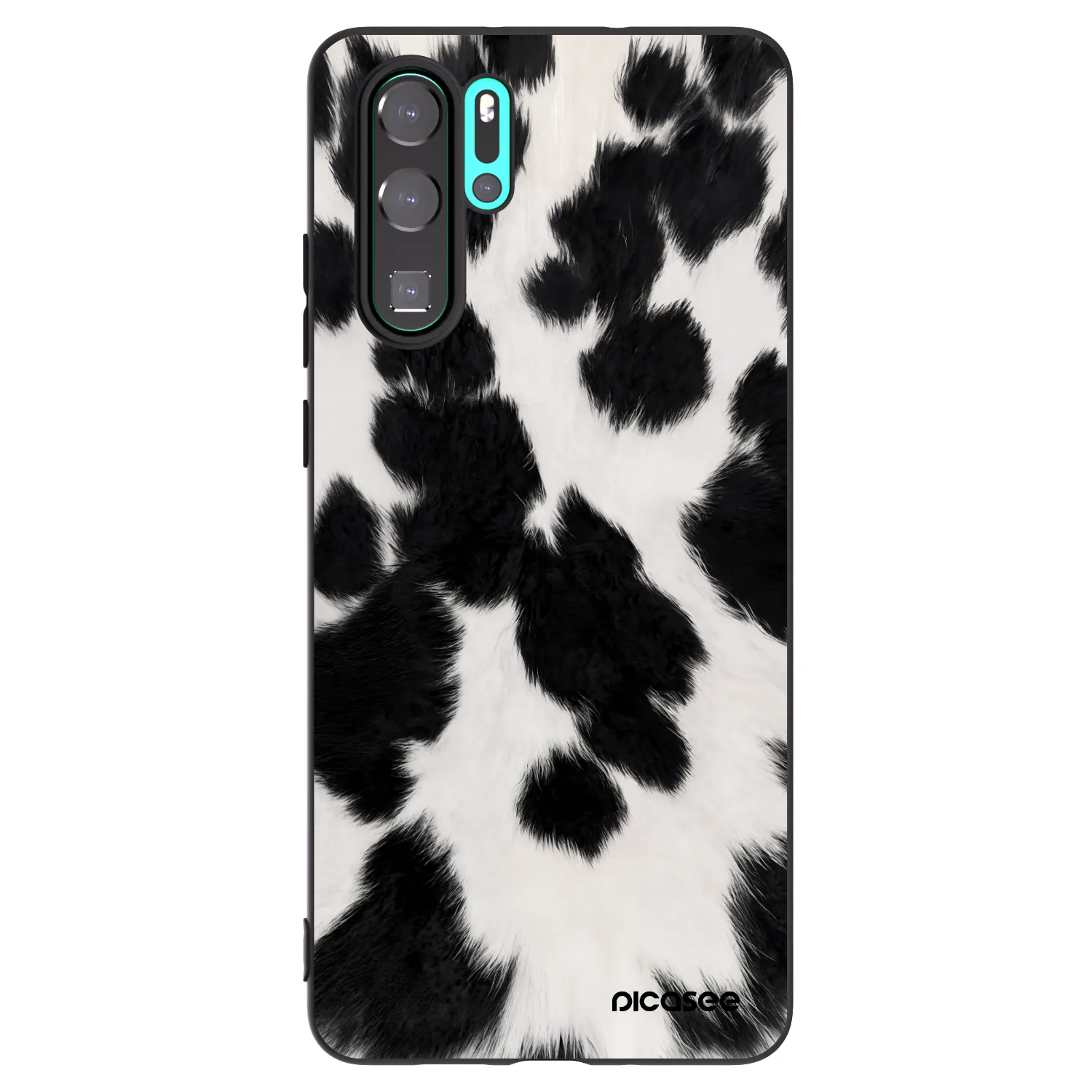 Picasee husă neagră din silicon pentru Huawei P30 Pro - Black Moo