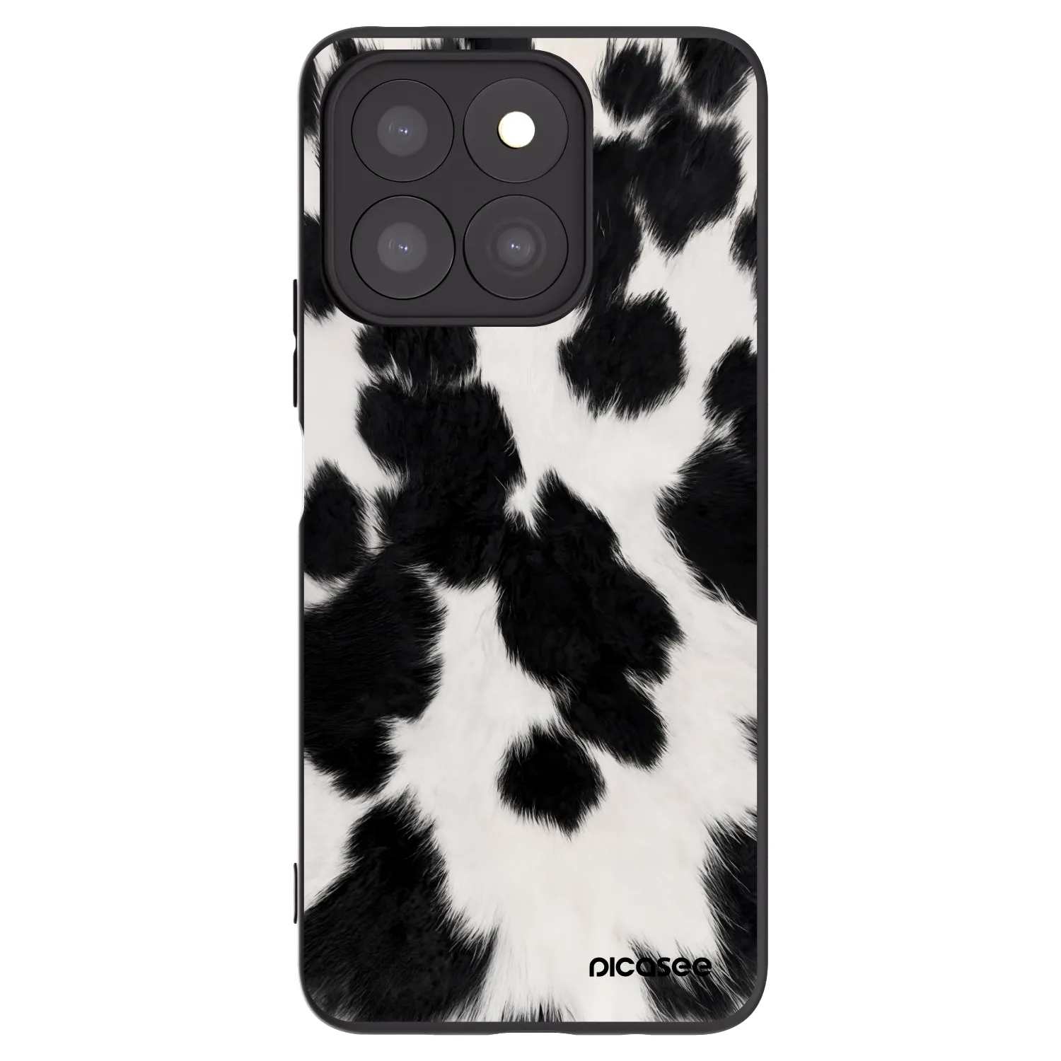 Picasee husă neagră din silicon pentru Honor X8c - Black Moo