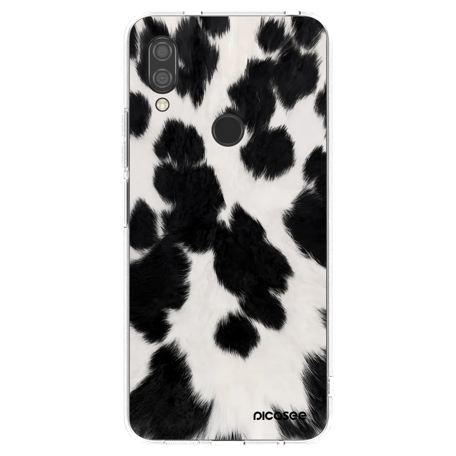 Picasee husă transparentă din silicon pentru Xiaomi Redmi 7 - Black Moo