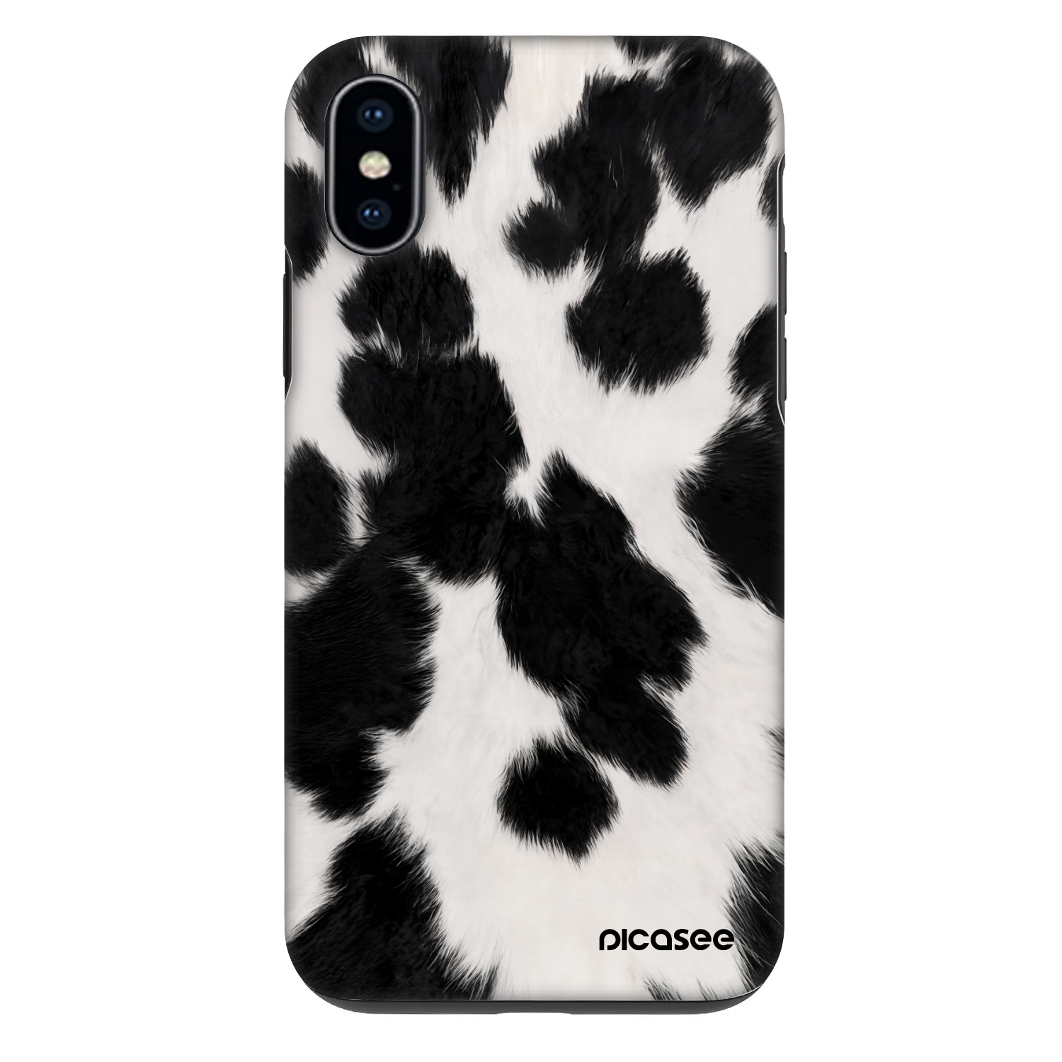 Picasee Fashion Case pentru Apple iPhone X/XS - Black Moo