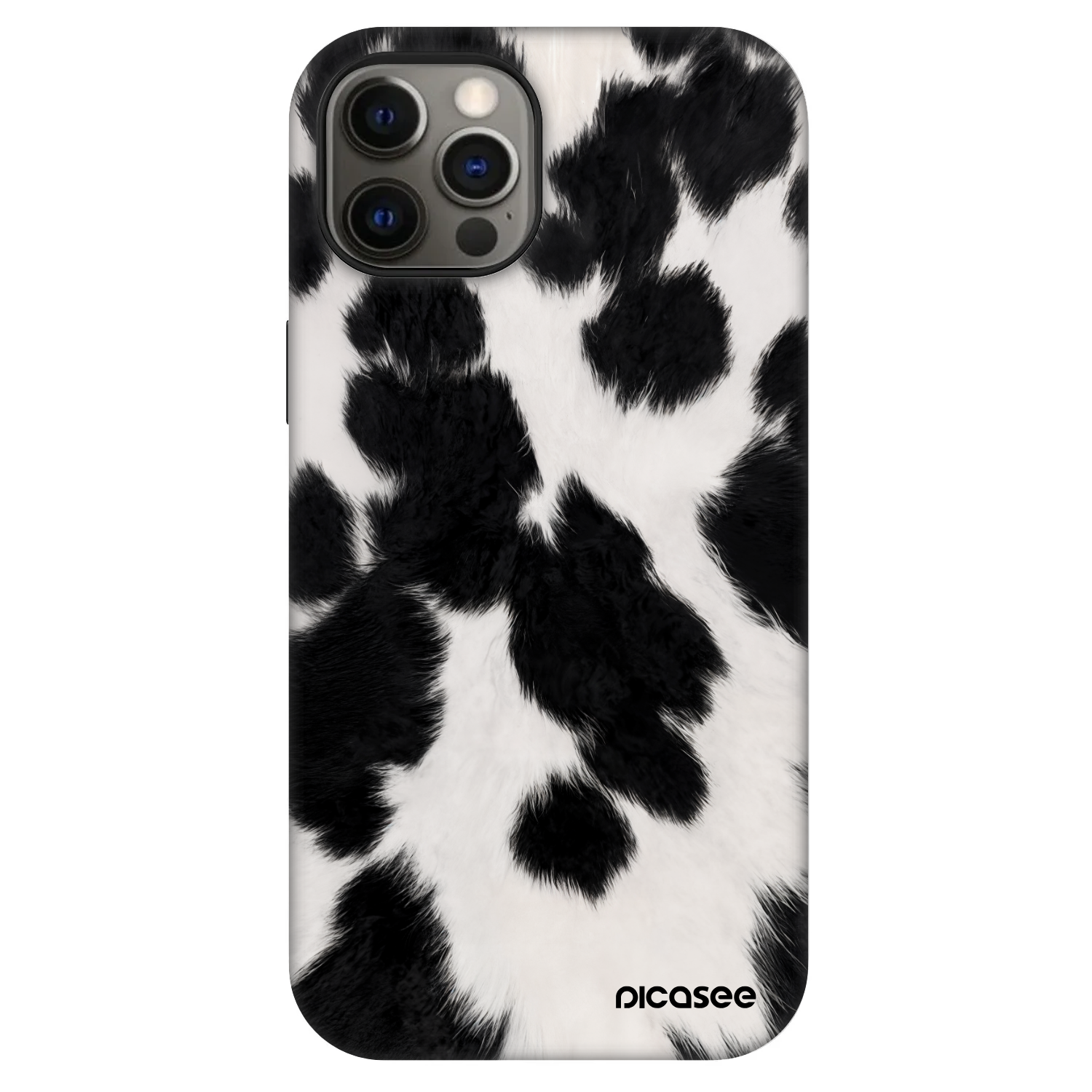 Picasee Fashion Case MagSafe pentru Apple iPhone 12 - Black Moo