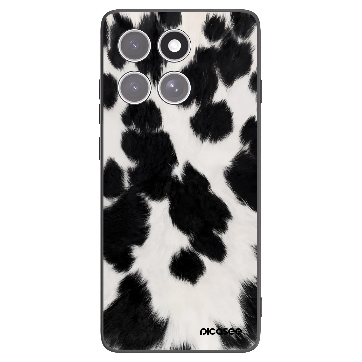 Picasee husă neagră din silicon pentru Motorola Edge 60 Fusion - Black Moo