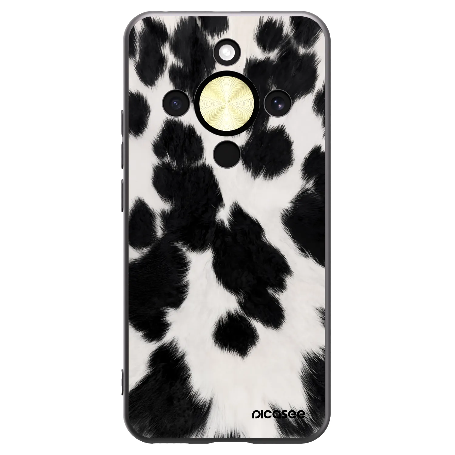 Picasee husă neagră din silicon pentru Honor Magic8 Lite 5G - Black Moo