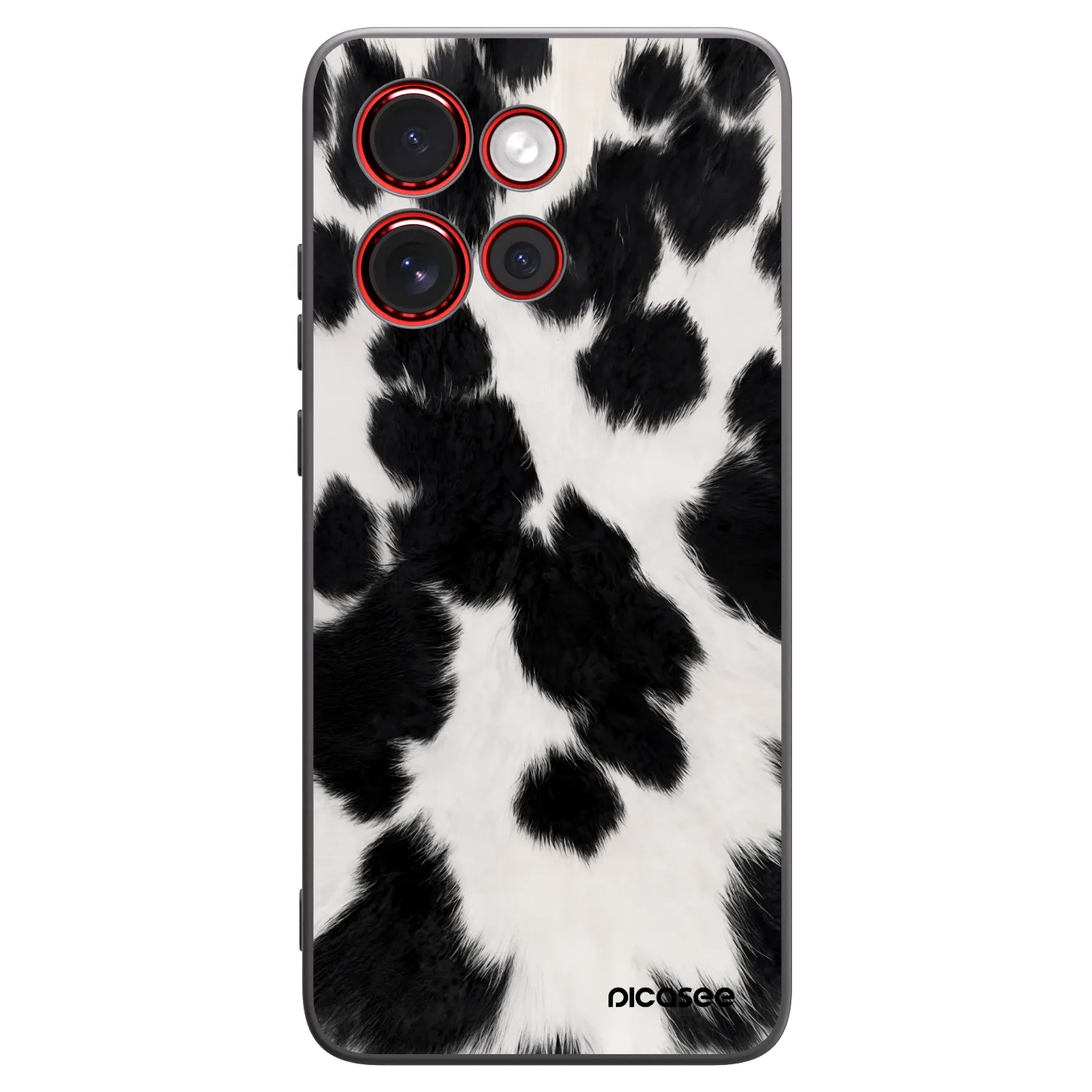 Picasee husă neagră din silicon pentru Motorola Edge 60 Neo 5G - Black Moo