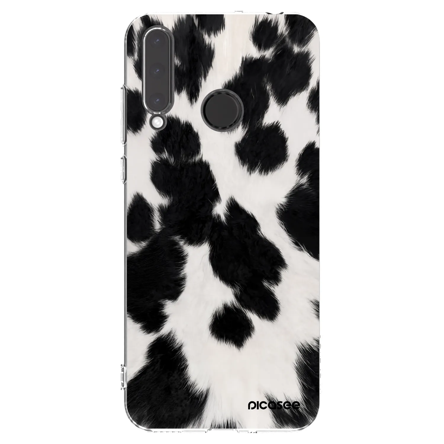 Picasee husă transparentă din silicon pentru Honor 20 Lite - Black Moo