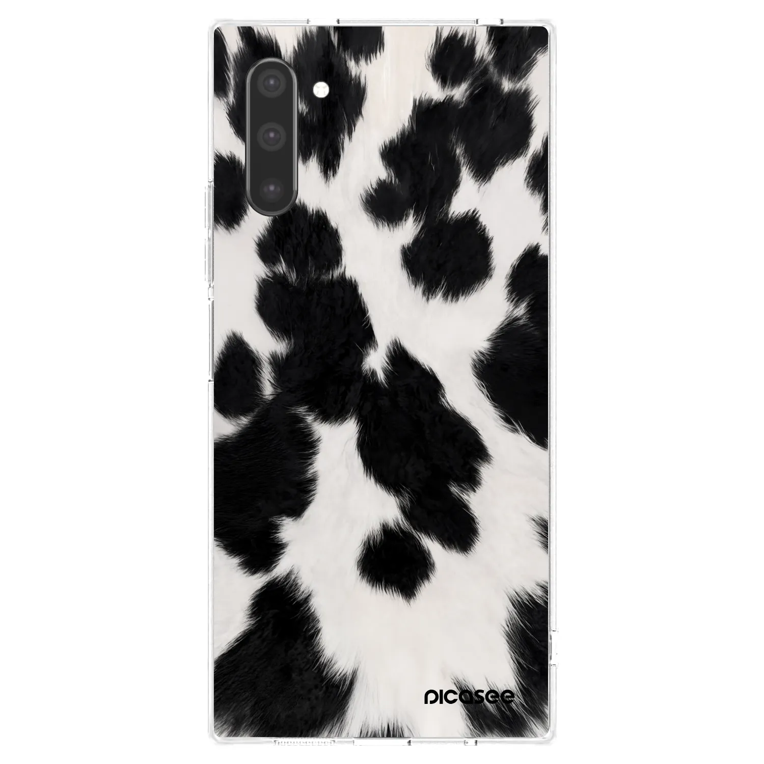 Picasee husă transparentă din silicon pentru Samsung Galaxy Note 10 N970F - Black Moo