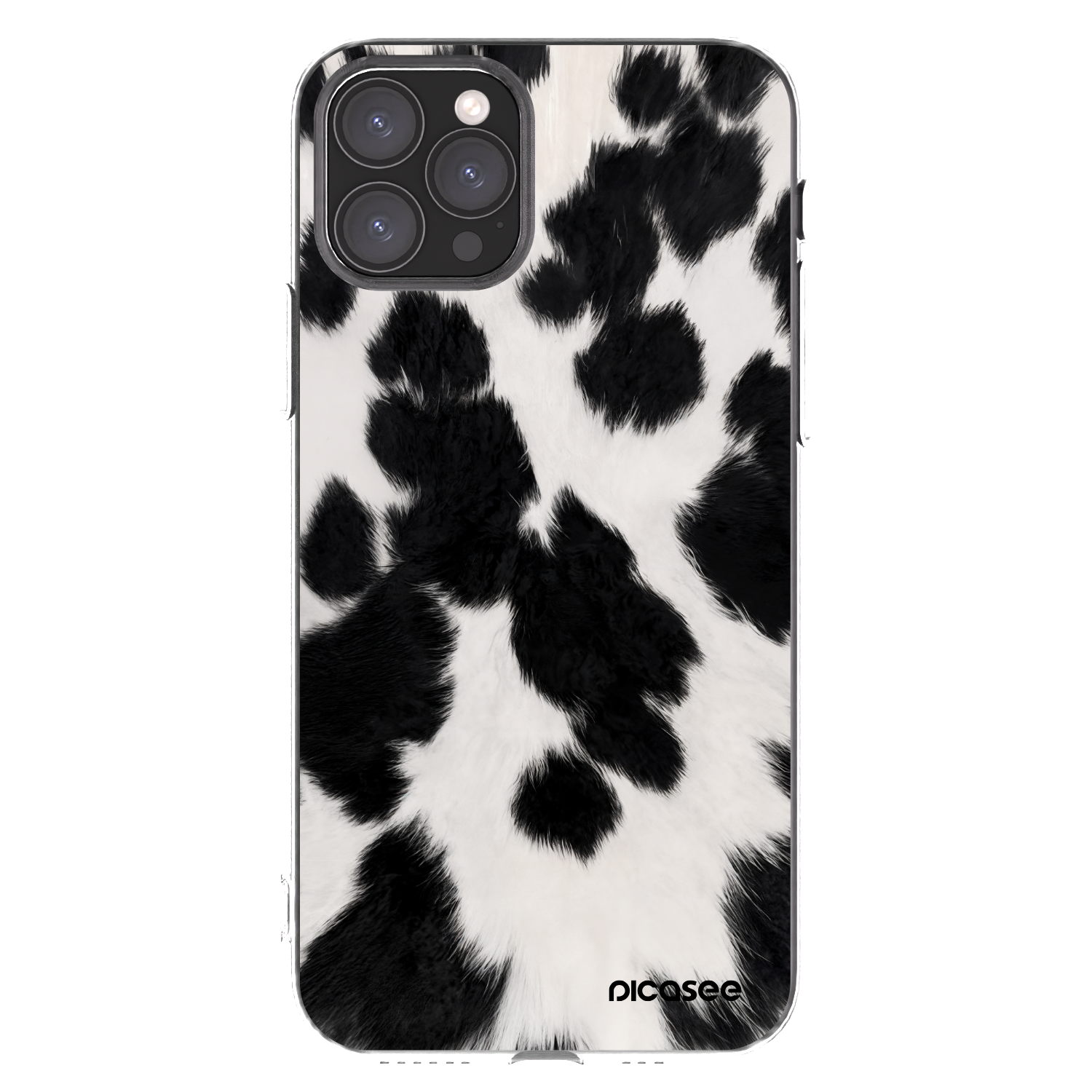 Picasee husă transparentă din silicon pentru Apple iPhone 11 Pro - Black Moo
