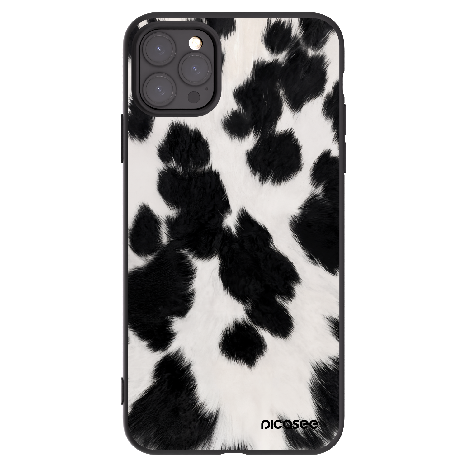 Picasee husă neagră din silicon pentru Apple iPhone 11 Pro Max - Black Moo