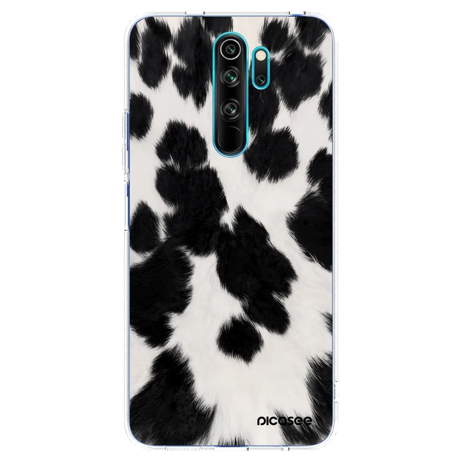 Picasee husă transparentă din silicon pentru Xiaomi Redmi Note 8 Pro - Black Moo