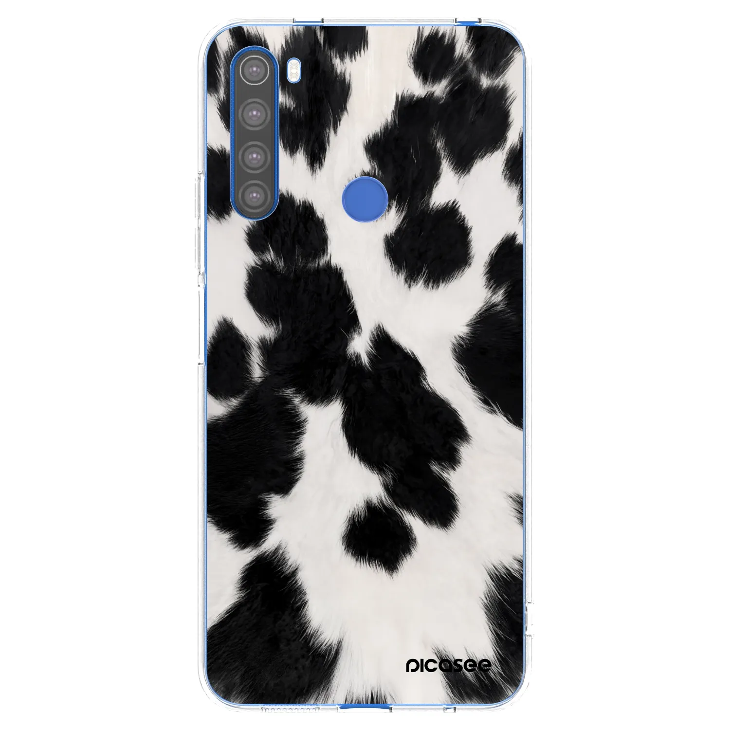 Picasee husă transparentă din silicon pentru Xiaomi Redmi Note 8T - Black Moo