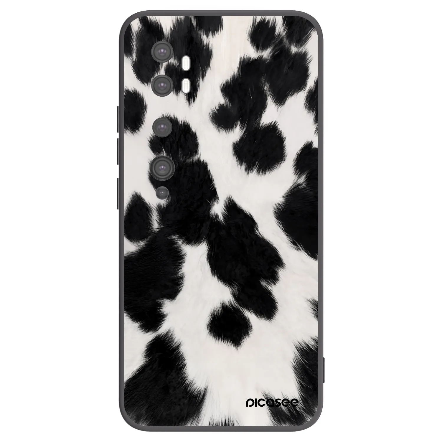 Picasee husă neagră din silicon pentru Xiaomi Mi Note 10 (Pro) - Black Moo