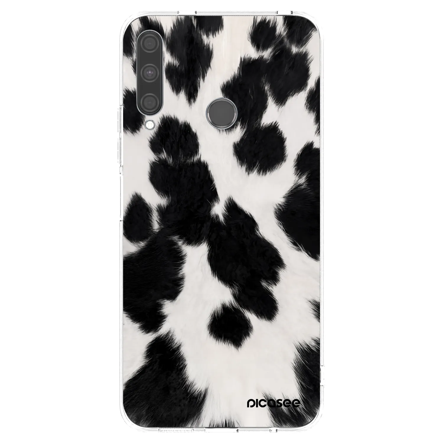 Picasee husă transparentă din silicon pentru Huawei P40 Lite E - Black Moo