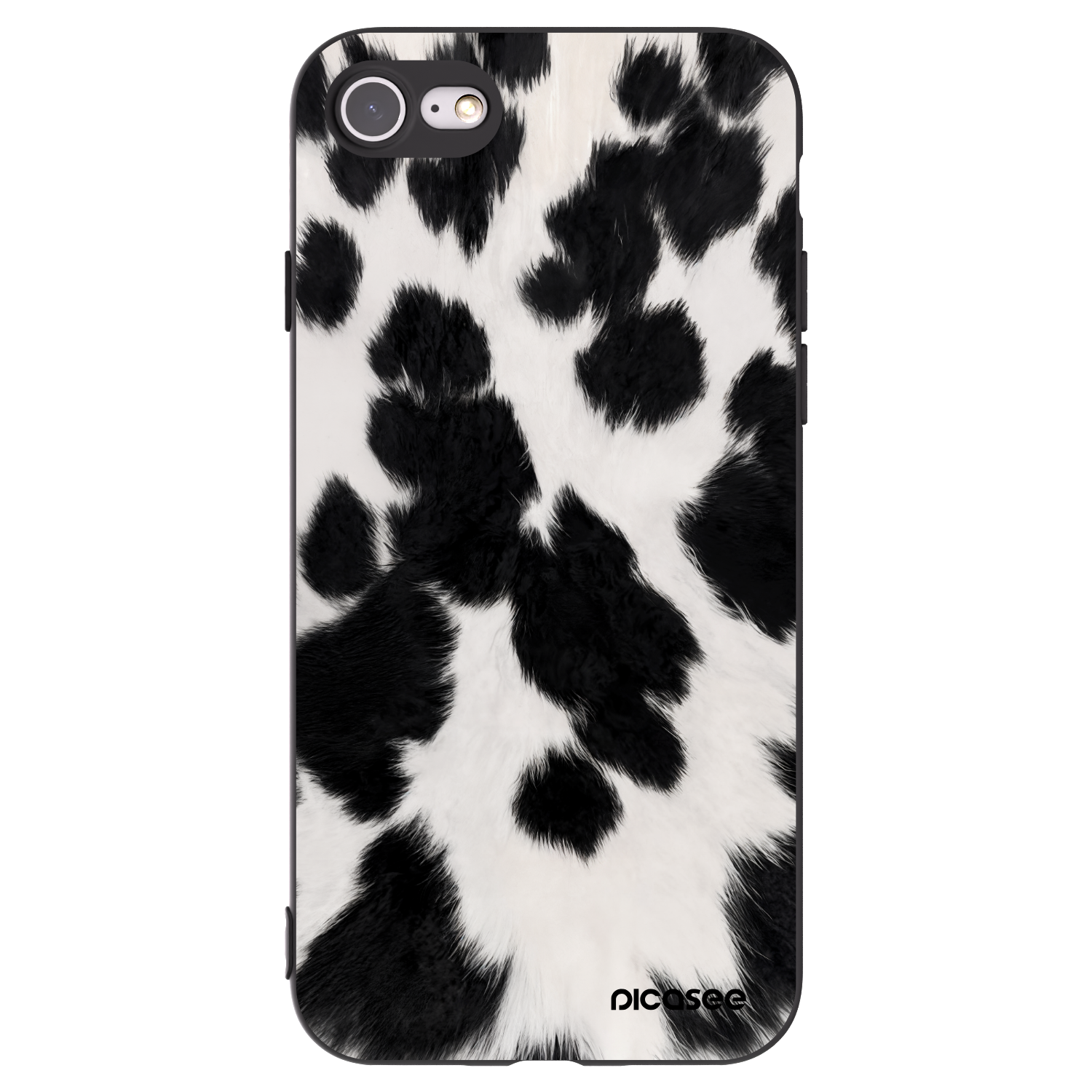 Picasee husă neagră din silicon pentru Apple iPhone SE 2020 - Black Moo
