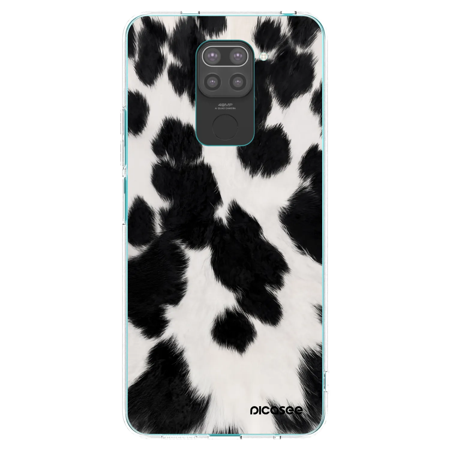 Picasee husă neagră din silicon pentru Xiaomi Redmi Note 9 - Black Moo