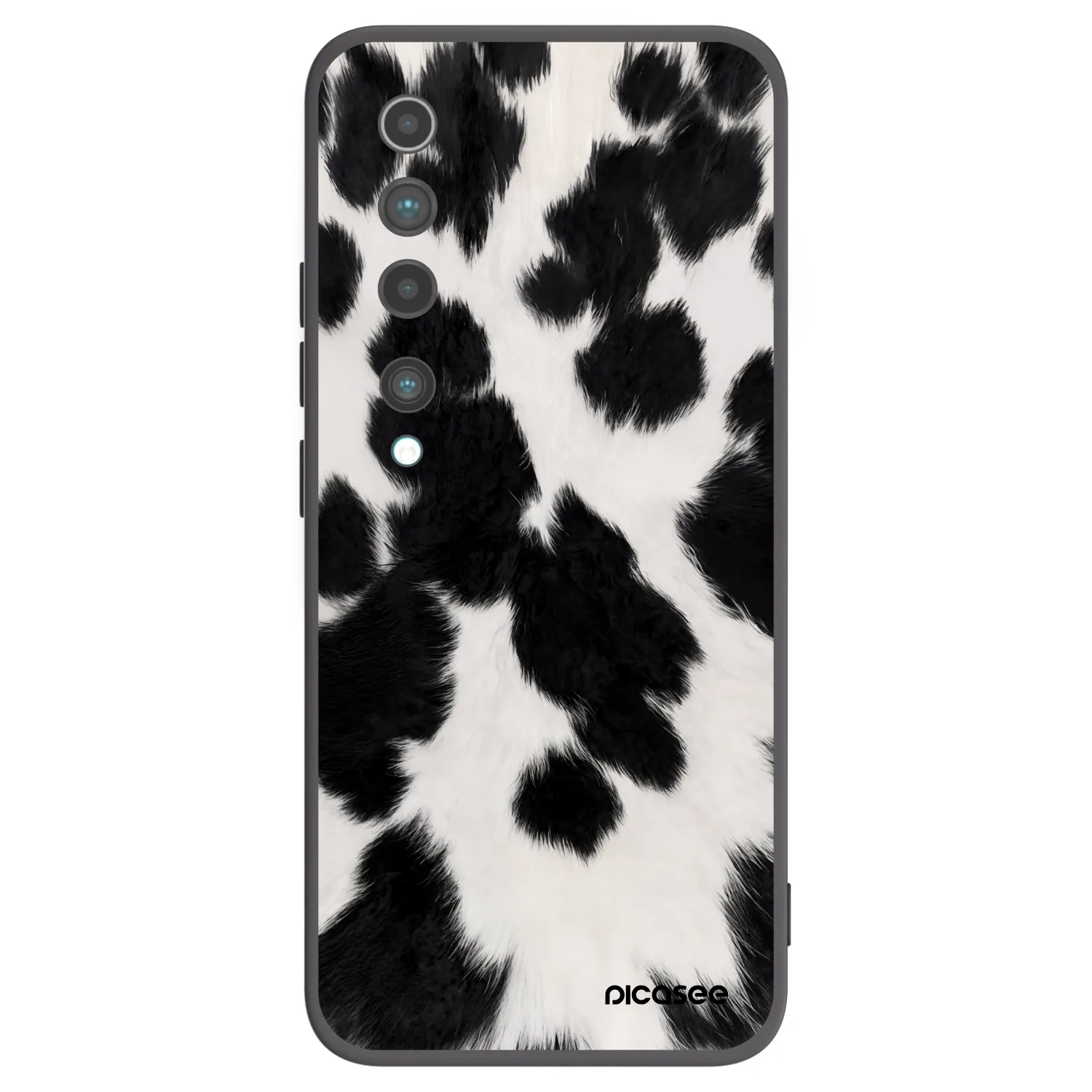 Picasee husă neagră din silicon pentru Xiaomi Mi 10 - Black Moo